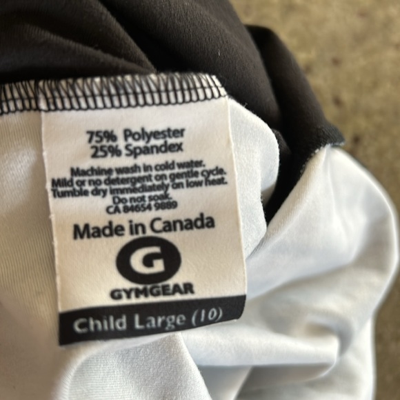 Girls Gymgear Gymnastic Dance Leotard Sz 10 - Picture 3 of 3